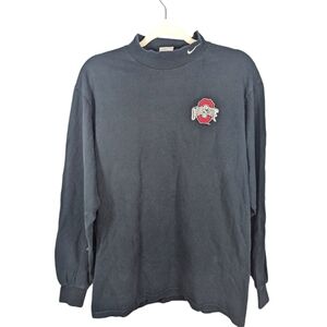 Vintage Nike team sports Ohio State University buckeyes mockneck shirt M